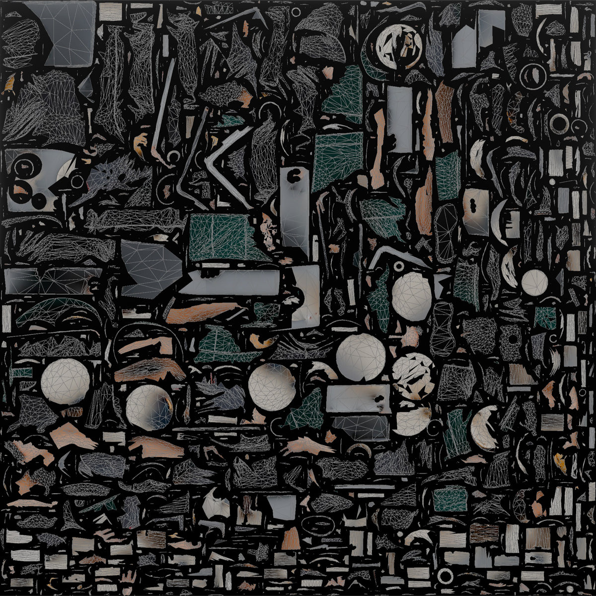 Server Woman Carrying A Bus Tub Of Dishes - UV layout, base color map