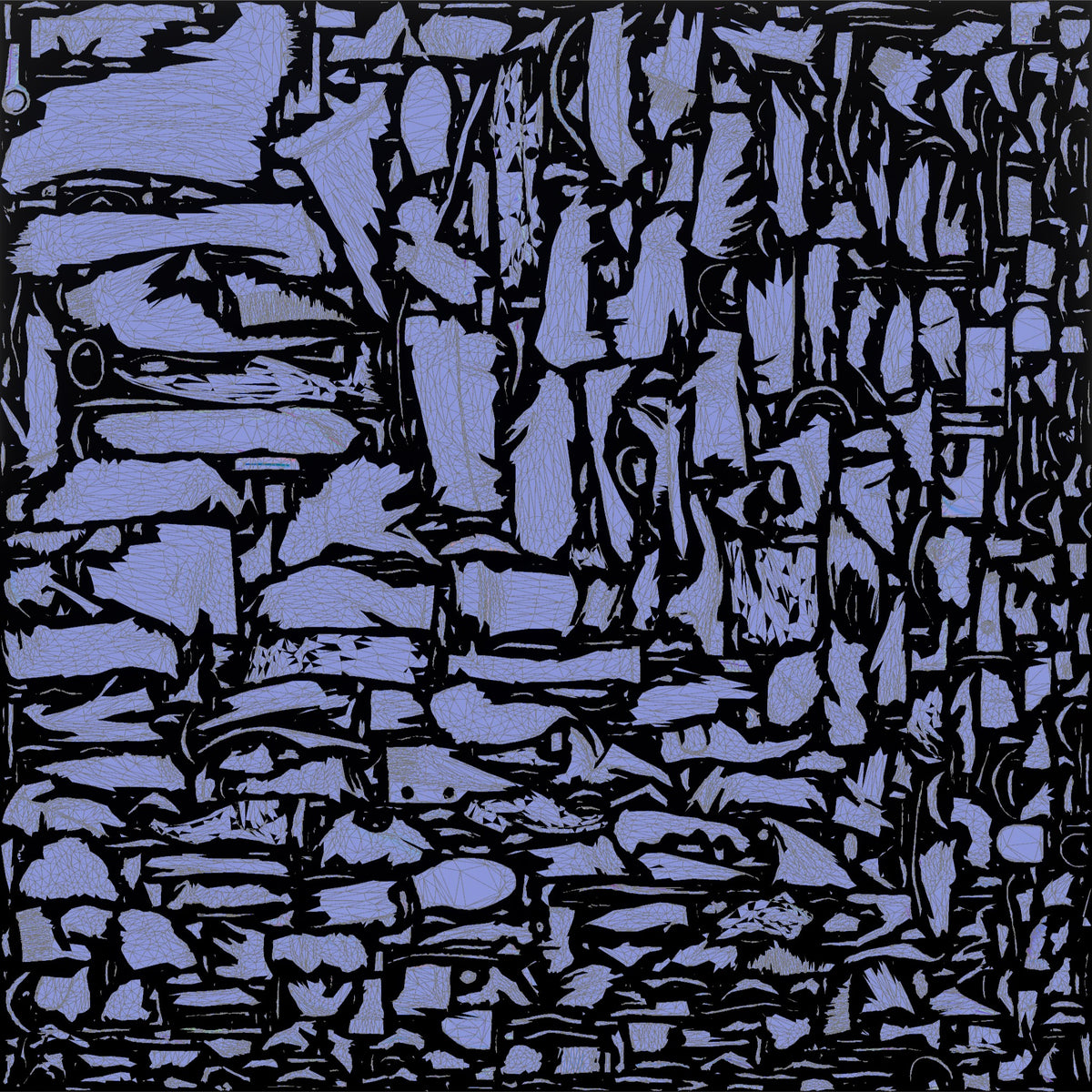 Homeless Woman Listening Intently to a Small Tape Player - UV layout, normal map