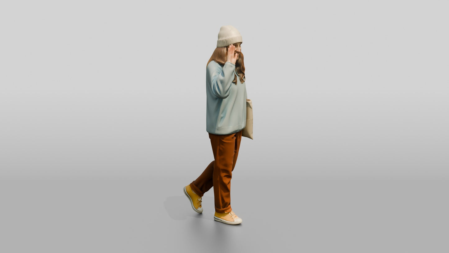 Casual Student Urban Creative Woman 10