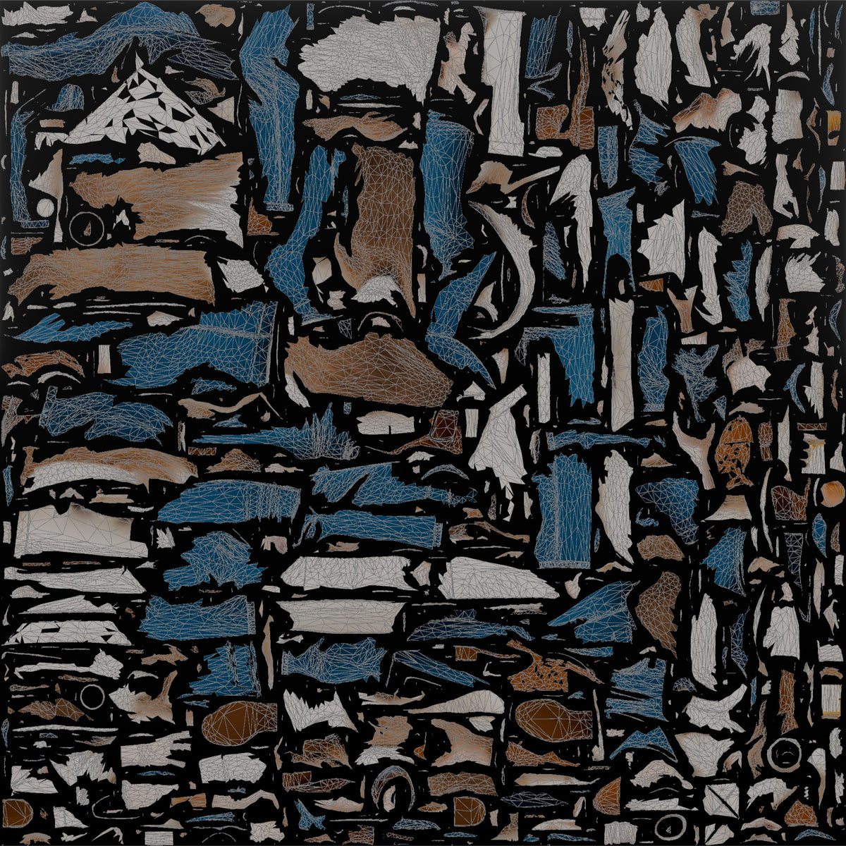 Woman Customer Holding A Tote Bag And A Small Candle - UV layout, base color map