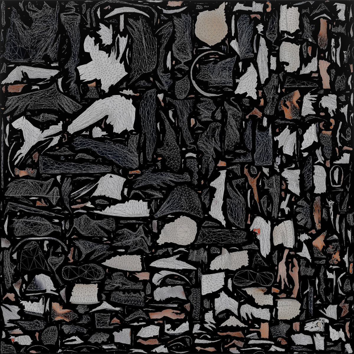Chef Whisking an Emulsion - UV layout, base color map