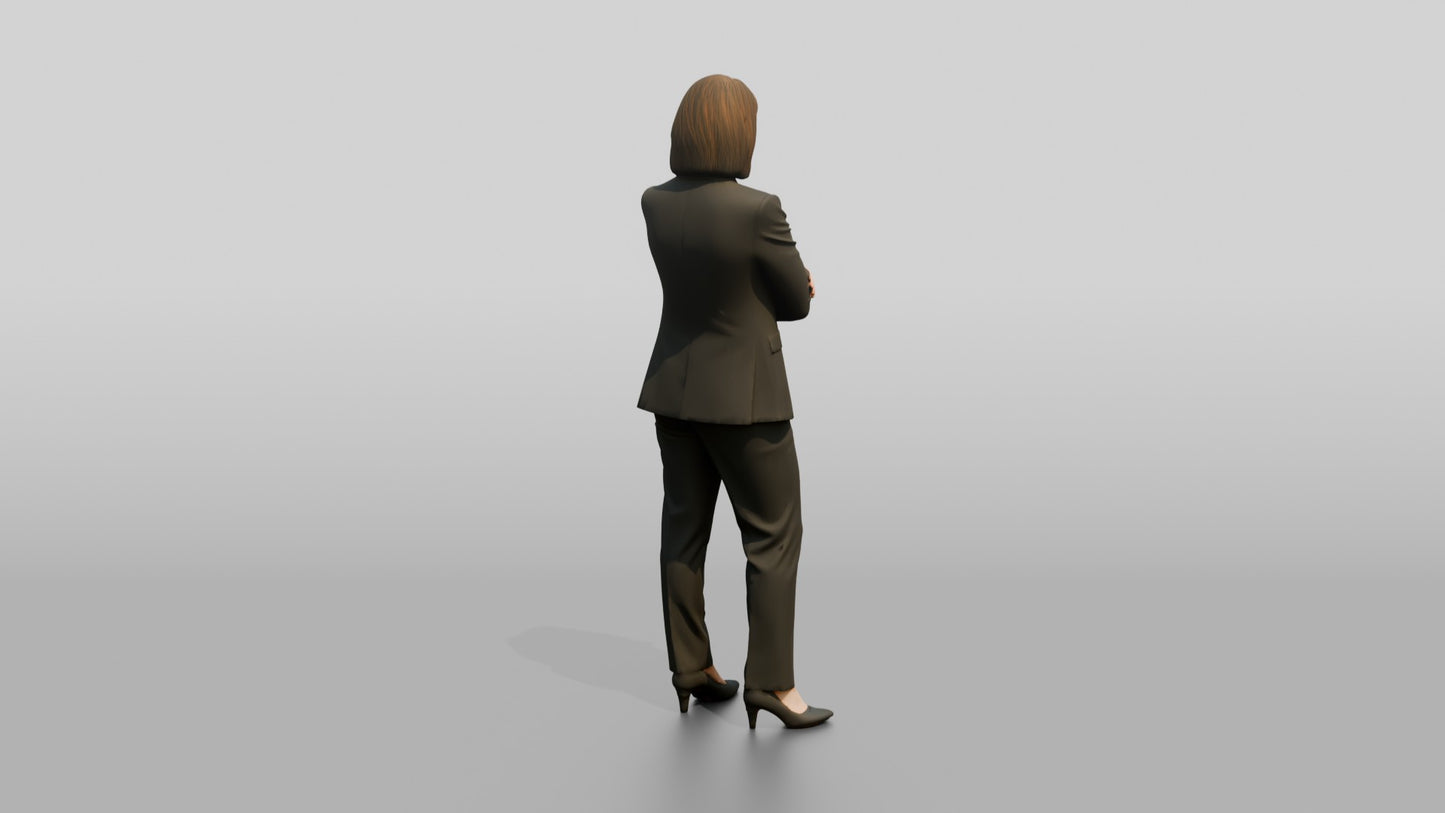 Confident Businesswoman with Arms Crossed
