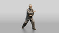 Elderly Chinese Man Practicing Tai Chi