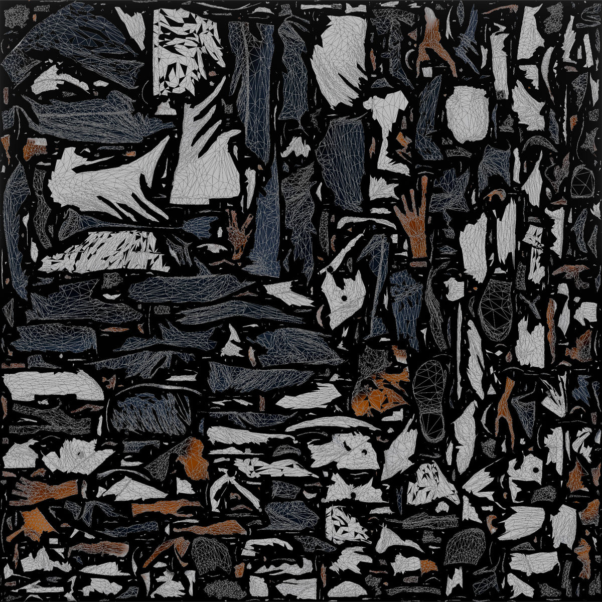 Chef Admiring a Seafood Tower - UV layout, base color map
