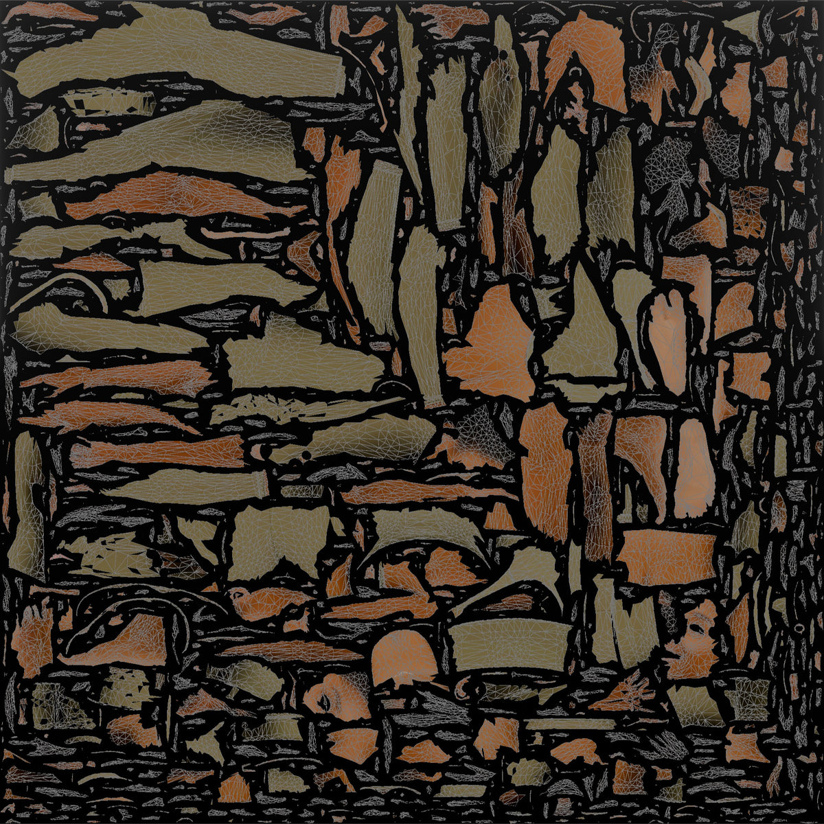 Fitness Influencer Woman Standing With Hands Loosely At Sides - UV layout, base color map