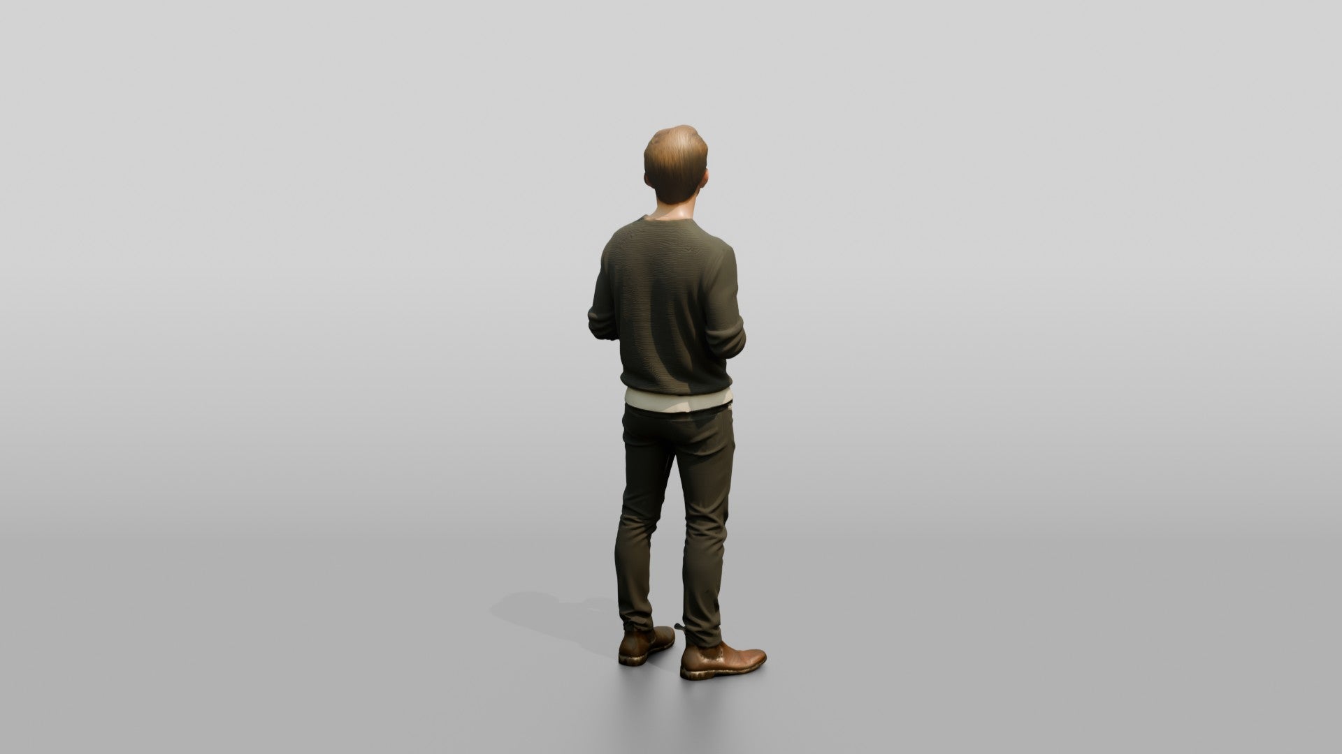 Homeless Man Holding a Steaming Paper Coffee Cup