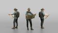 Hiker Holding a Folding Map Open