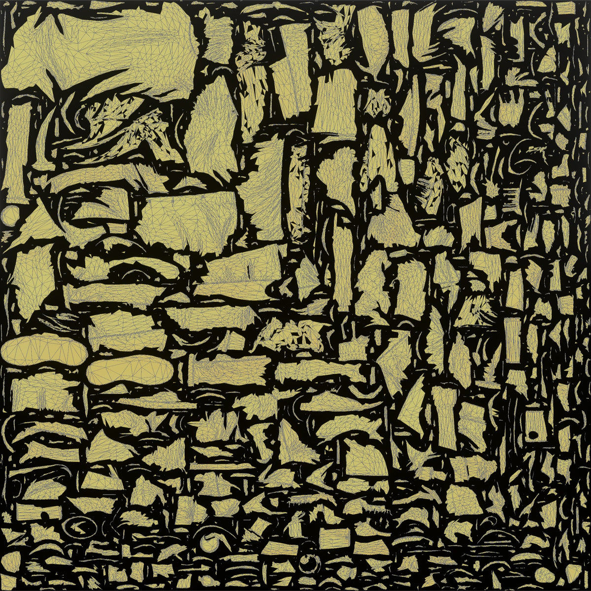 Patron Man Holding Two Drinks, One In Each Hand - UV layout, metallic roughness map