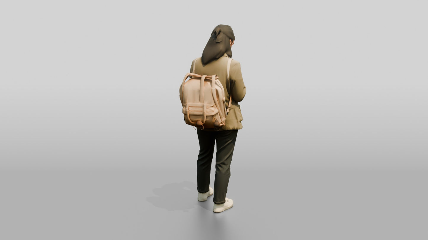 Teenage Girl Navigating New City