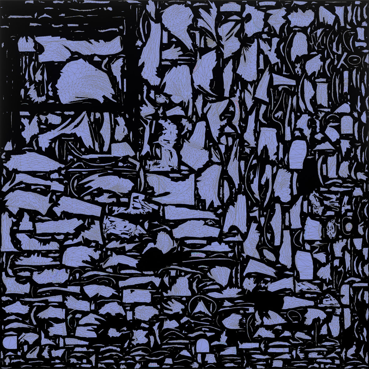 Grill Cook Turning Steaks - UV layout, normal map