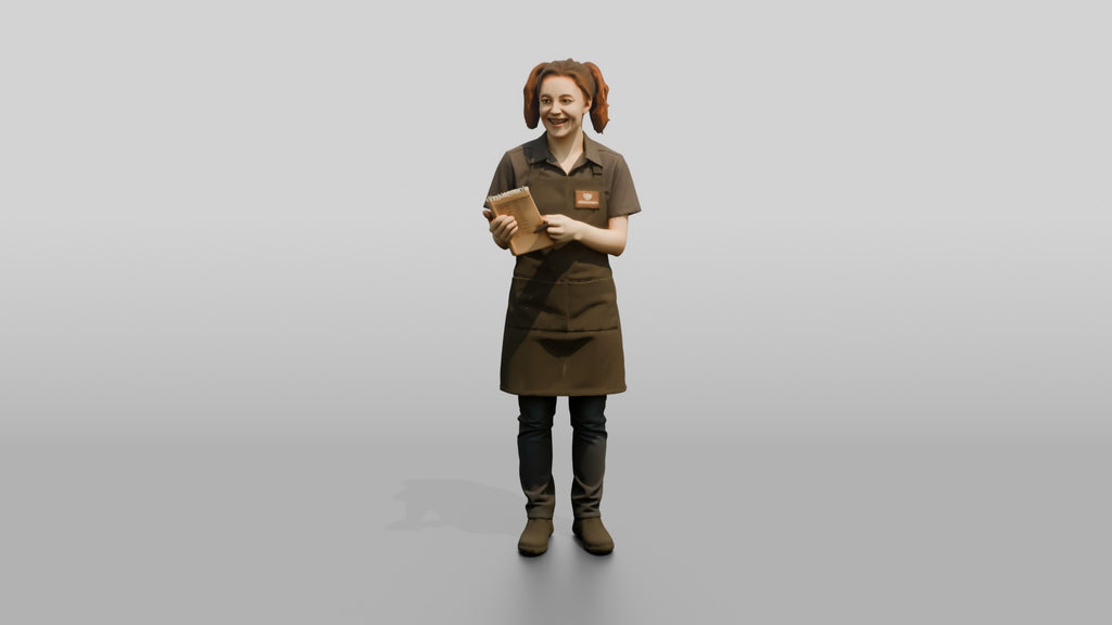 Young Woman Barista Taking Customer Order