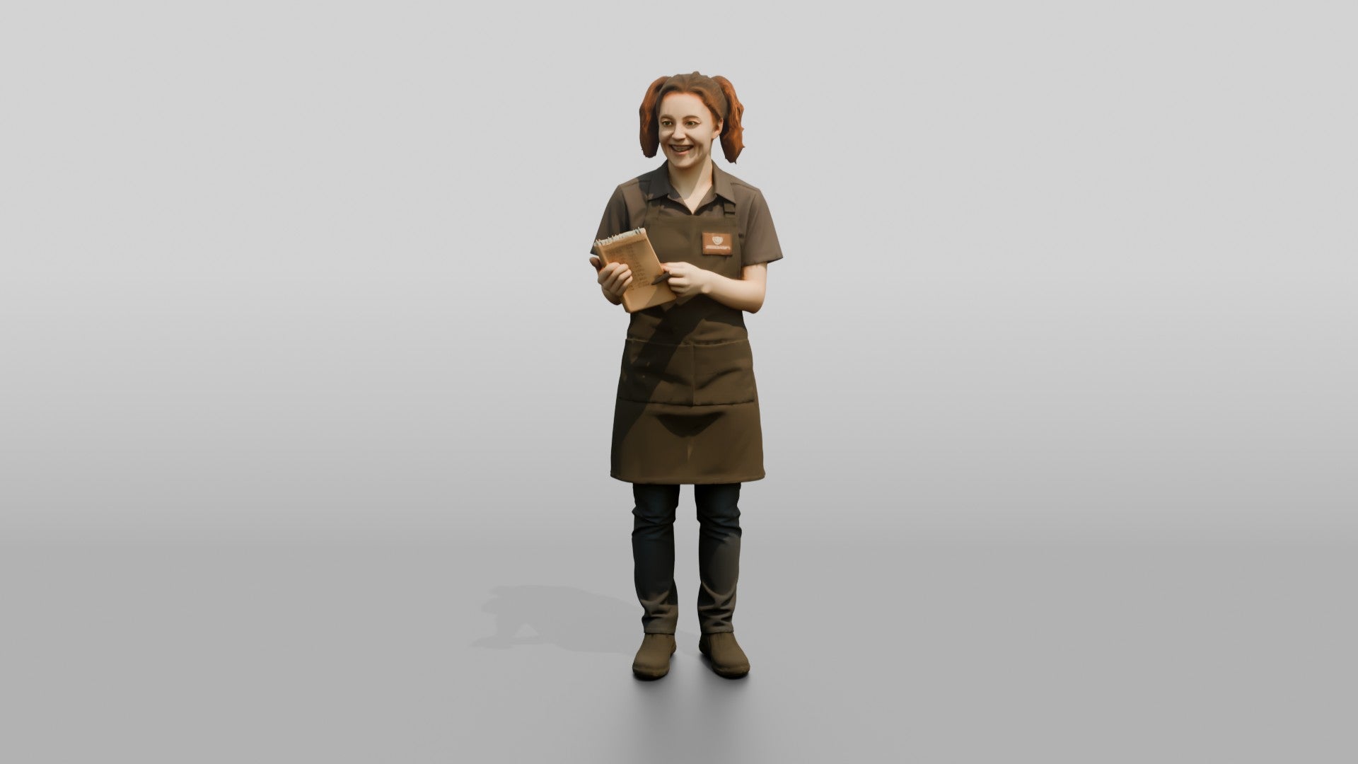 Young Woman Barista Taking Customer Order