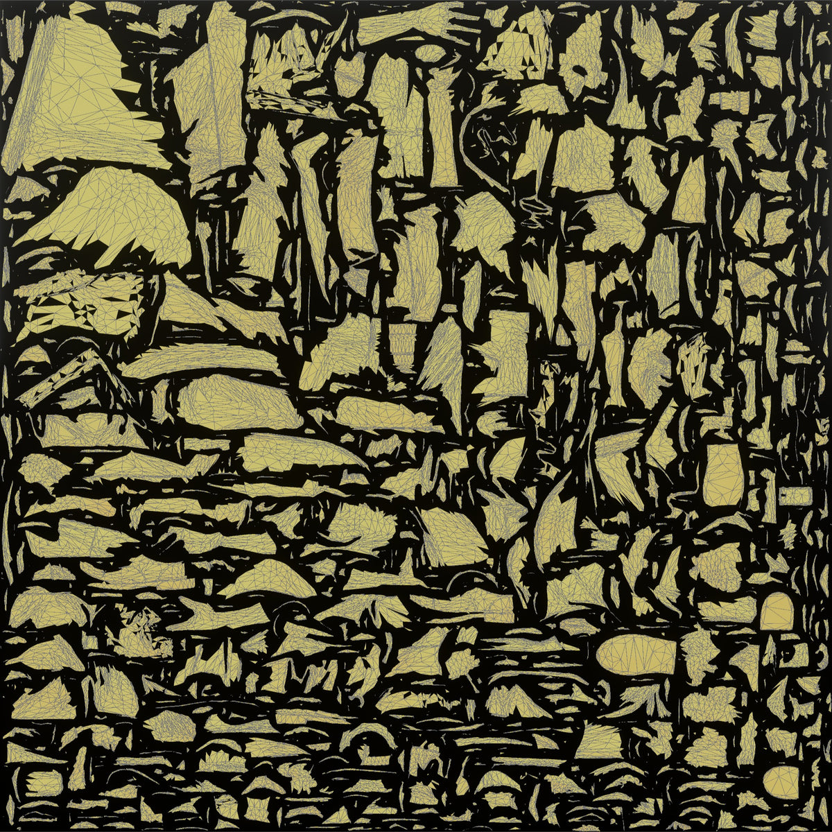Farmer Cradling Small Chicken - UV layout, metallic roughness map