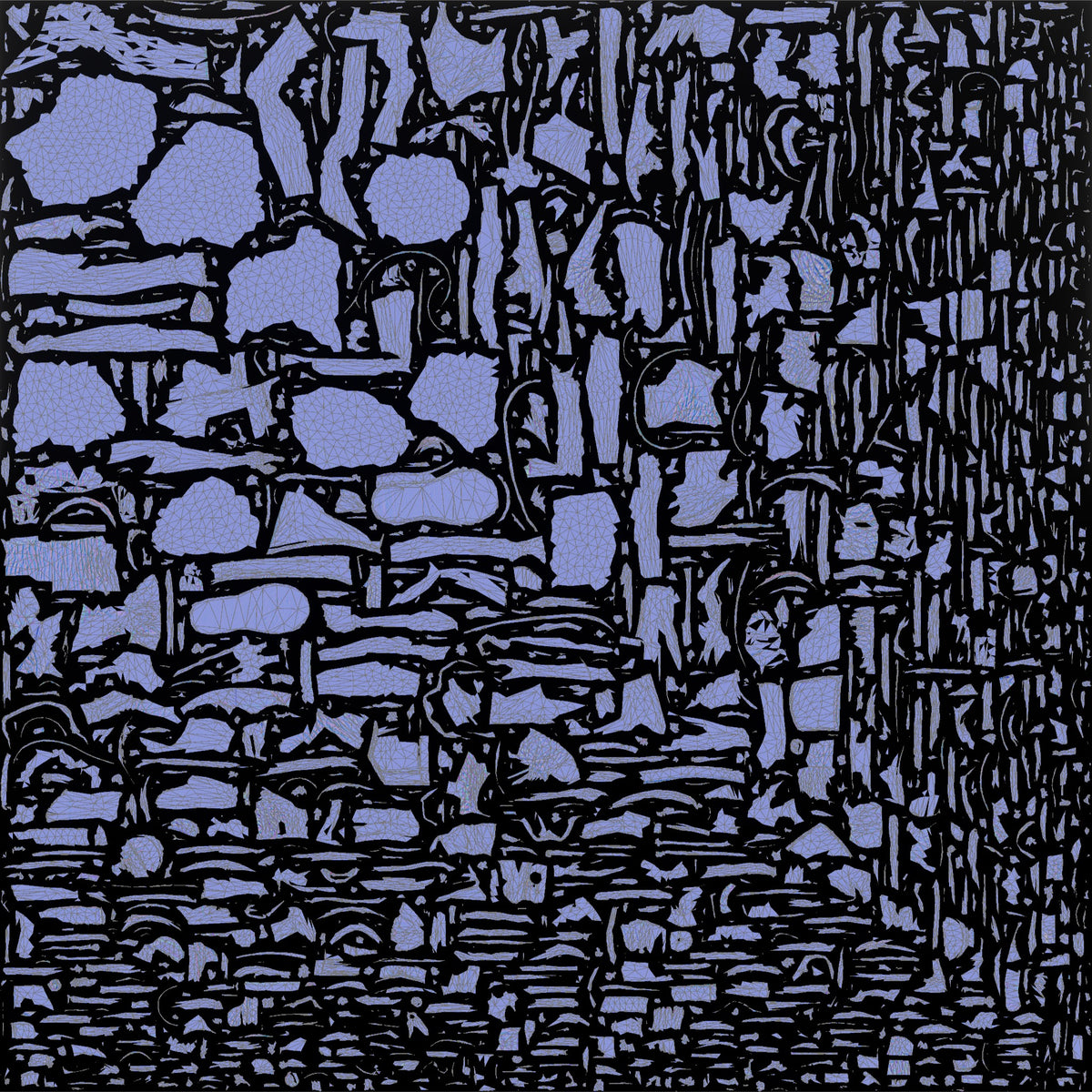 African Girl Running with a Red Balloon - UV layout, normal map