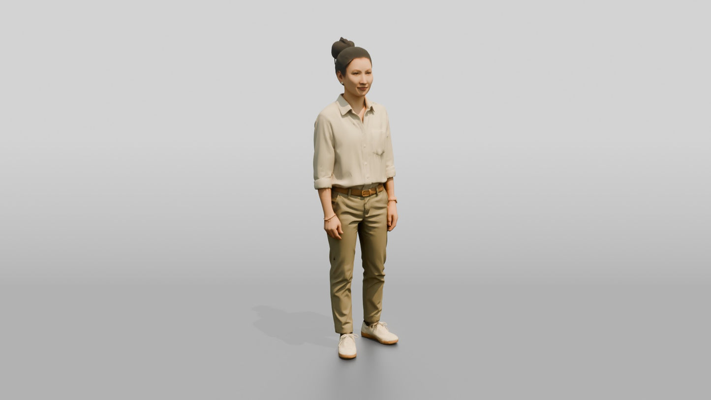 Businesswoman in Smart Casual Attire