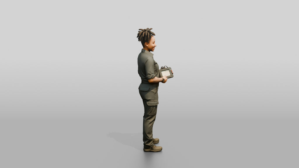 Mechanic Holding Diagnostic Scanner