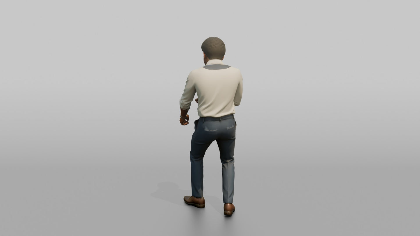 Wedding Guest Rolling Up His Sleeves to Dance