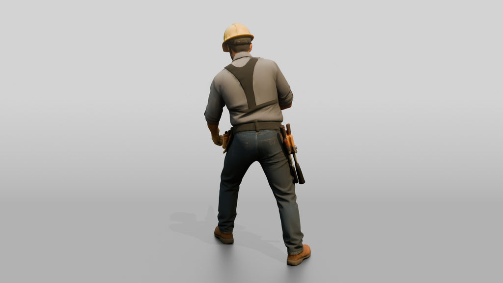 Construction Worker Man 01