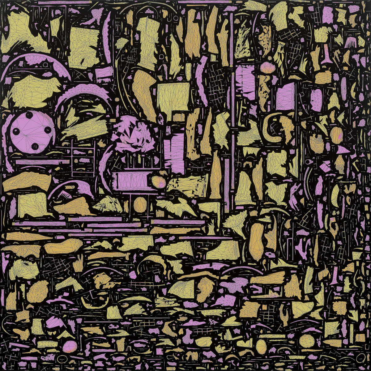Father Flipping A Burger With A Spatula Over A Grill - UV layout, metallic roughness map