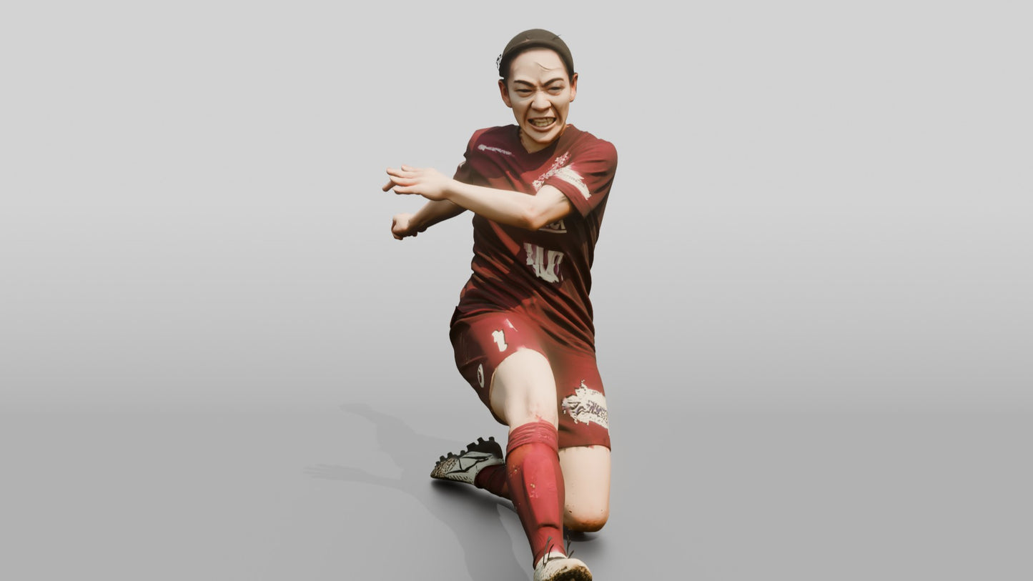 Soccer Player Sliding Challenge