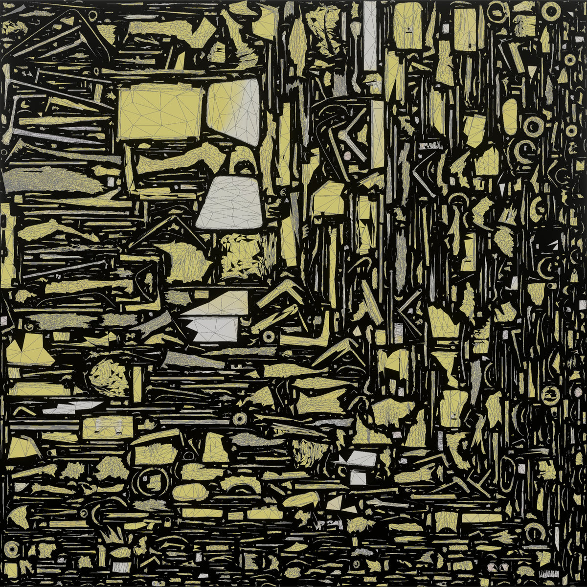 Traveler Putting On Sunglasses In Terminal - UV layout, metallic roughness map