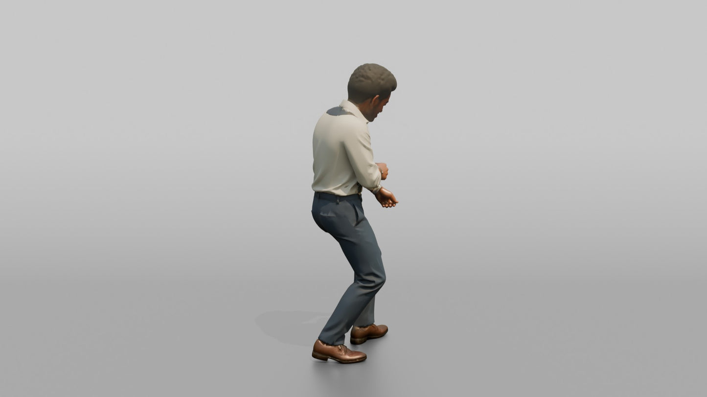 Wedding Guest Rolling Up His Sleeves to Dance