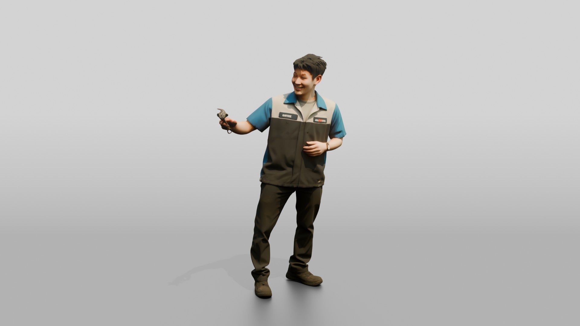 Mechanic Explaining a Fix