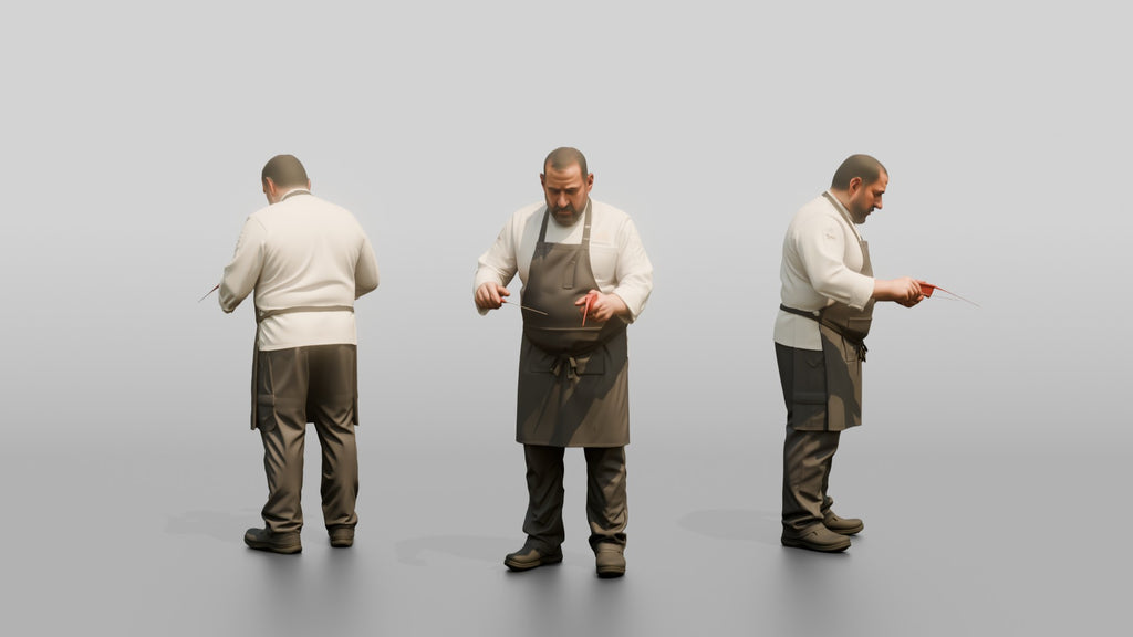 Chef Checking Roast Temperature