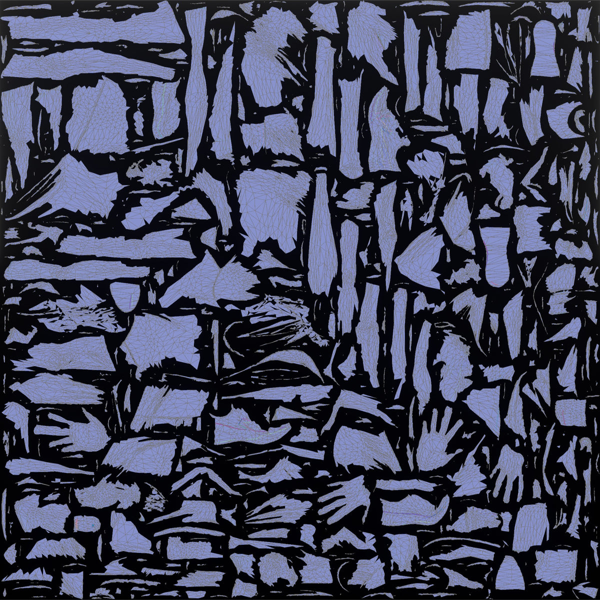 Bodyweight Athlete Man In A Mountain-climber Position - UV layout, normal map