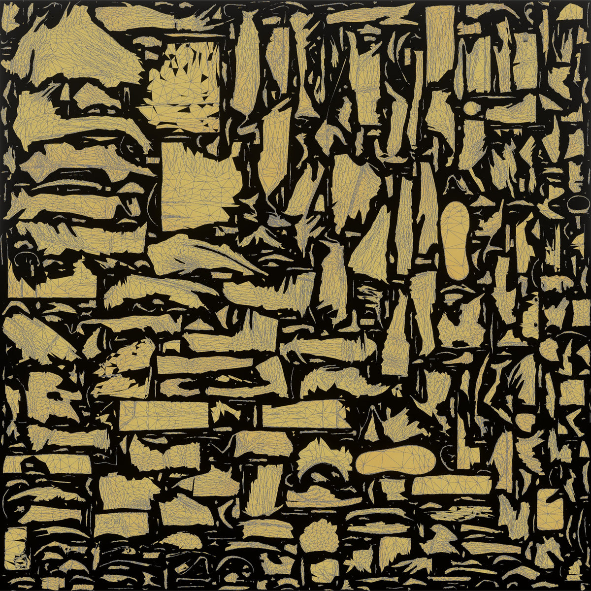 Man Customer Checking His Phone While Holding A Shopping Bag - UV layout, metallic roughness map