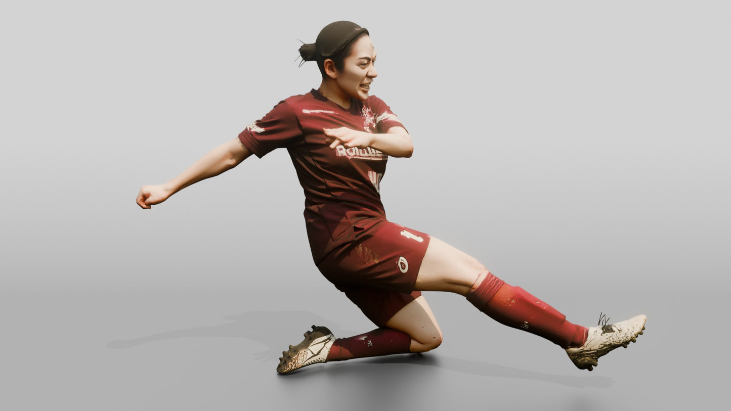 Soccer Player Sliding Challenge