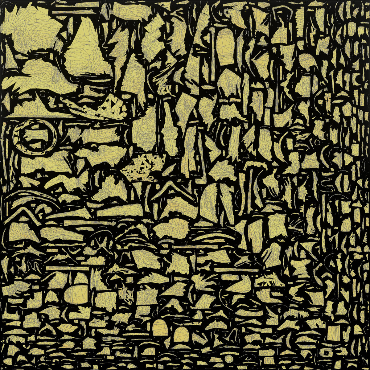Construction Worker Man 91 - UV layout, metallic roughness map
