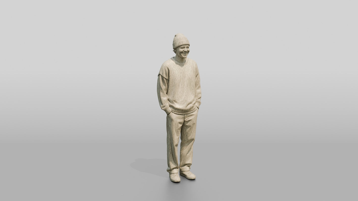 Casual Student Urban Creative Man 09