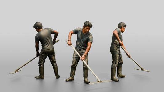 Construction Worker Man 09 - 3D character model