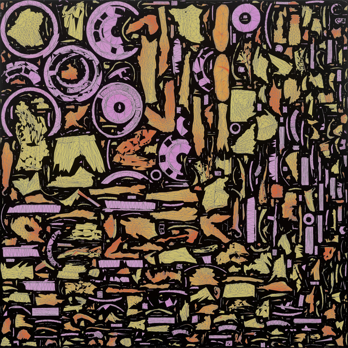 Weightlifter Man Resting A Barbell On The Upper Back Before A Squat - UV layout, metallic roughness map