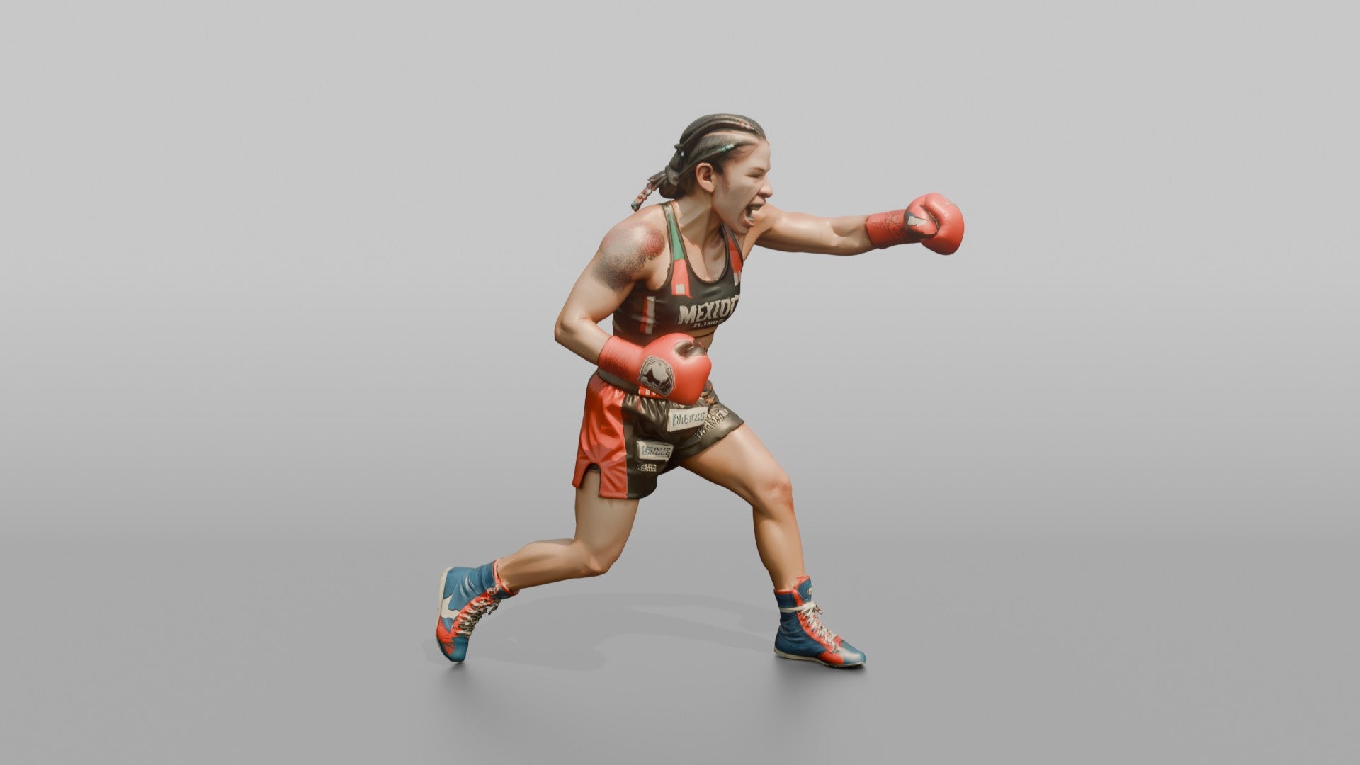 Boxer Rapid Left-Right Combination