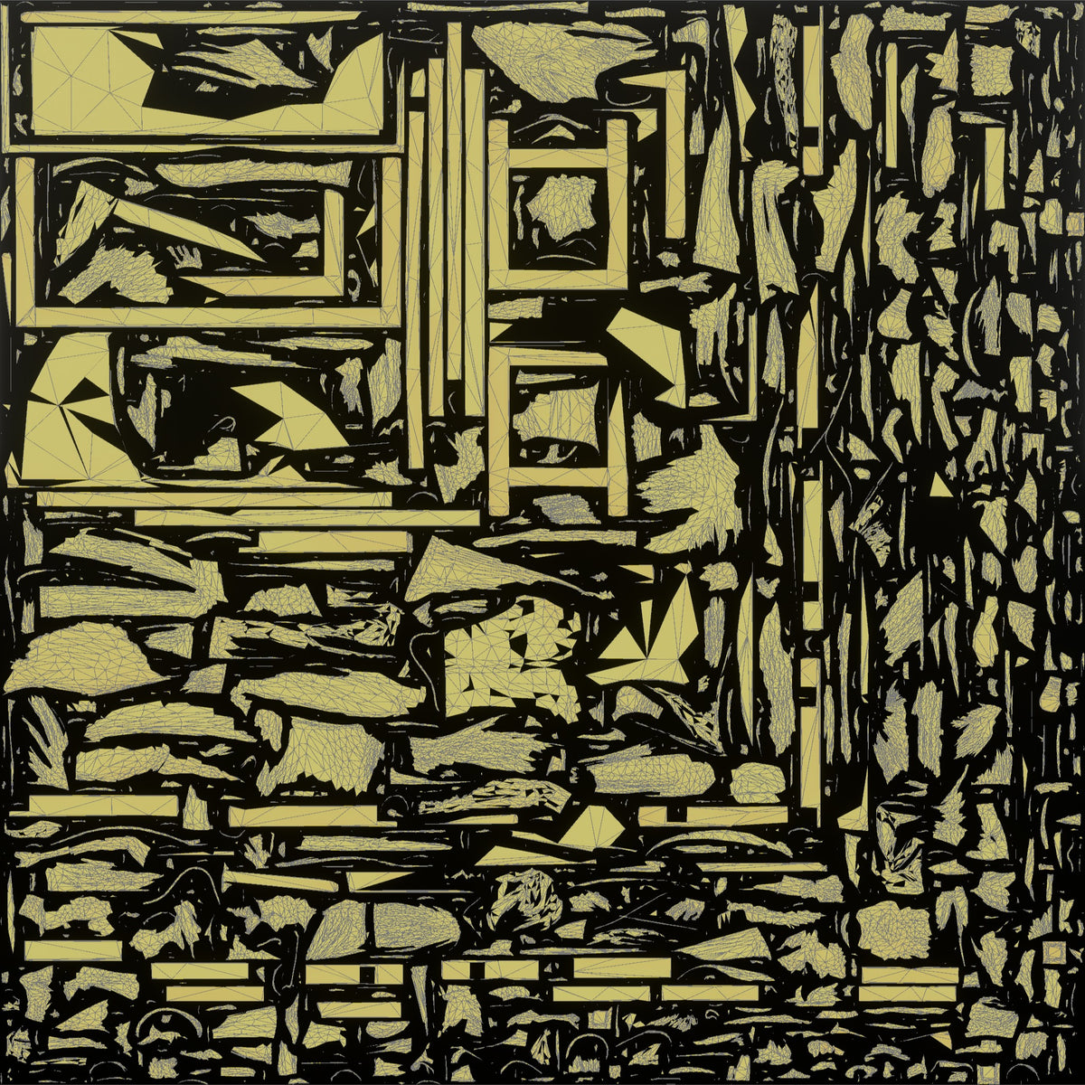 Woman Customer Sitting On A Bench - UV layout, metallic roughness map
