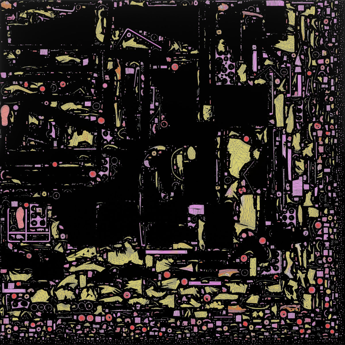 Dishwasher Loading a Glass Rack - UV layout, metallic roughness map