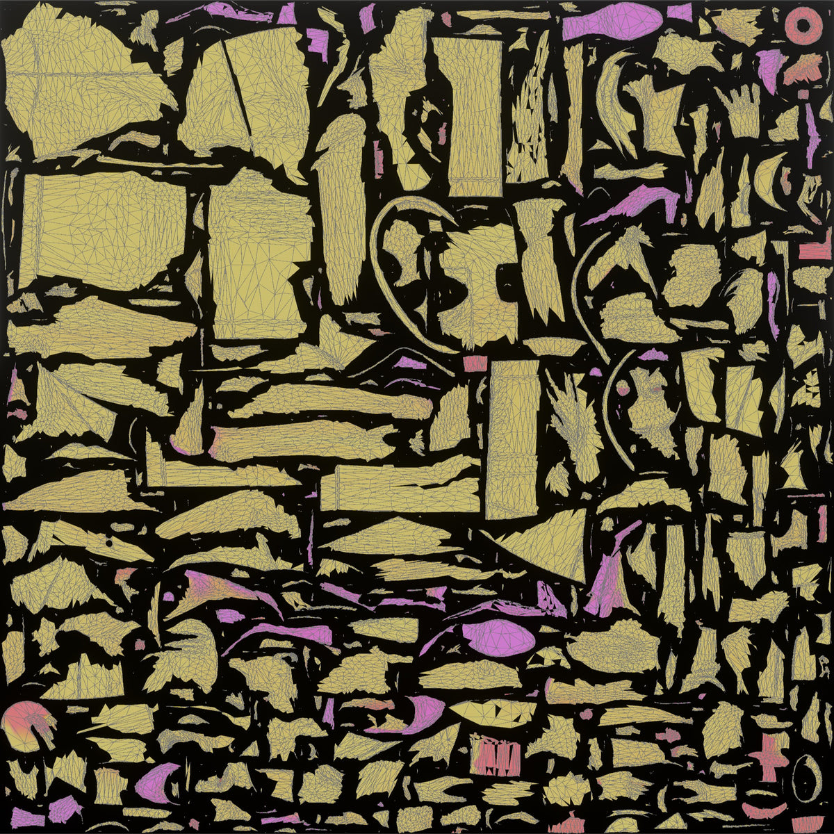 Receptionist Woman Holding A Small Vase Of Flowers - UV layout, metallic roughness map