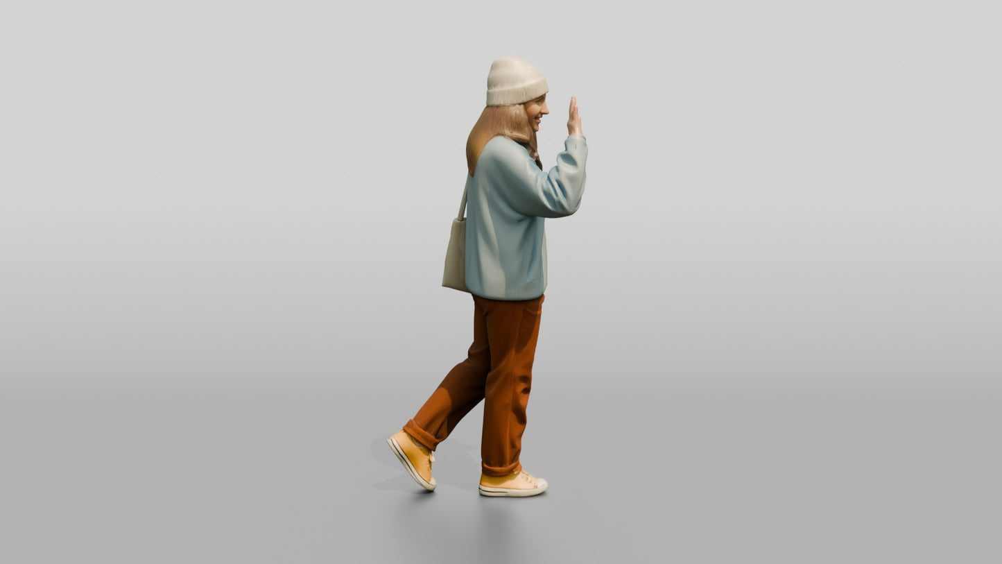 Casual Student Urban Creative Woman 10
