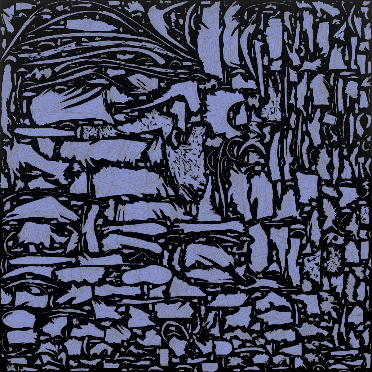 Father Holding A Garden Hose, Watering Unseen Plants - UV layout, normal map