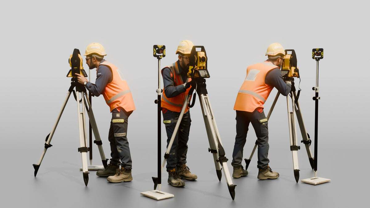 Construction Worker Man 15 - 3D character model