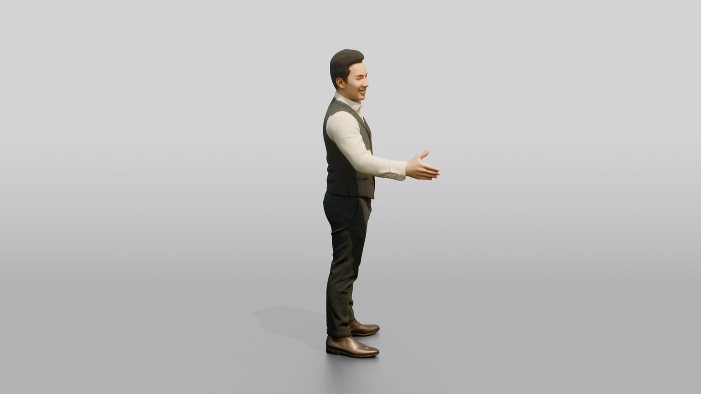 Businessman Giving a Thumbs Up