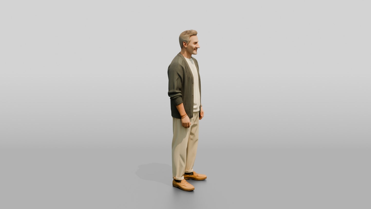 Cozy Oversized Casual Man 12