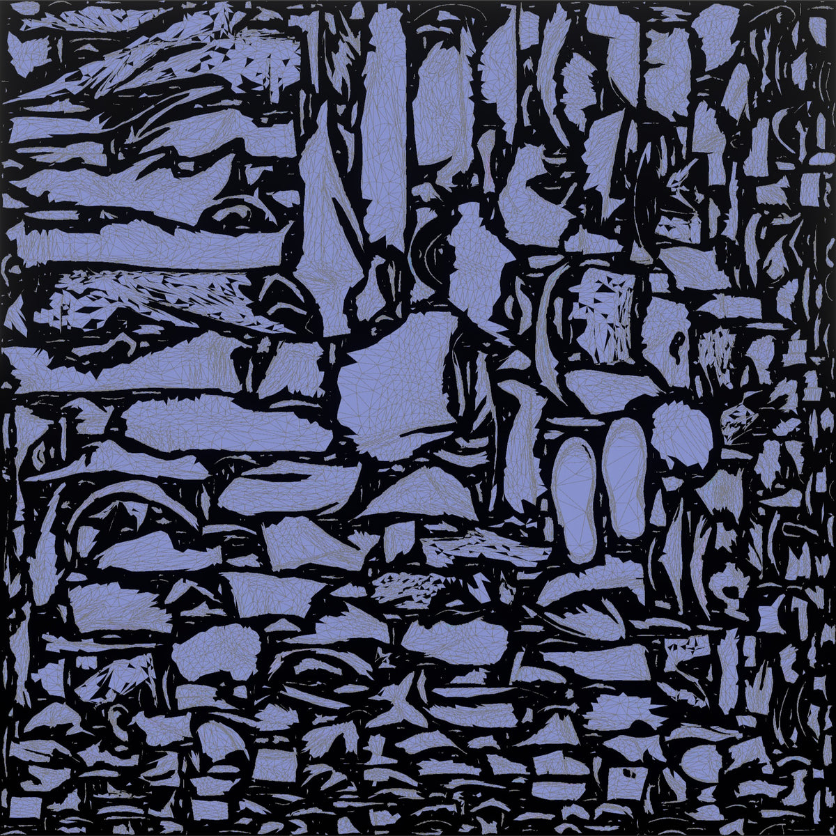 Man Customer Looking Off To The Side Thoughtfully - UV layout, normal map