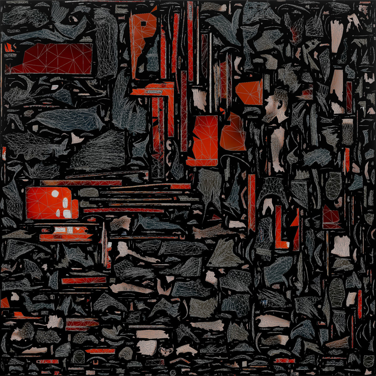 Mechanic Carrying a Toolbox - UV layout, base color map