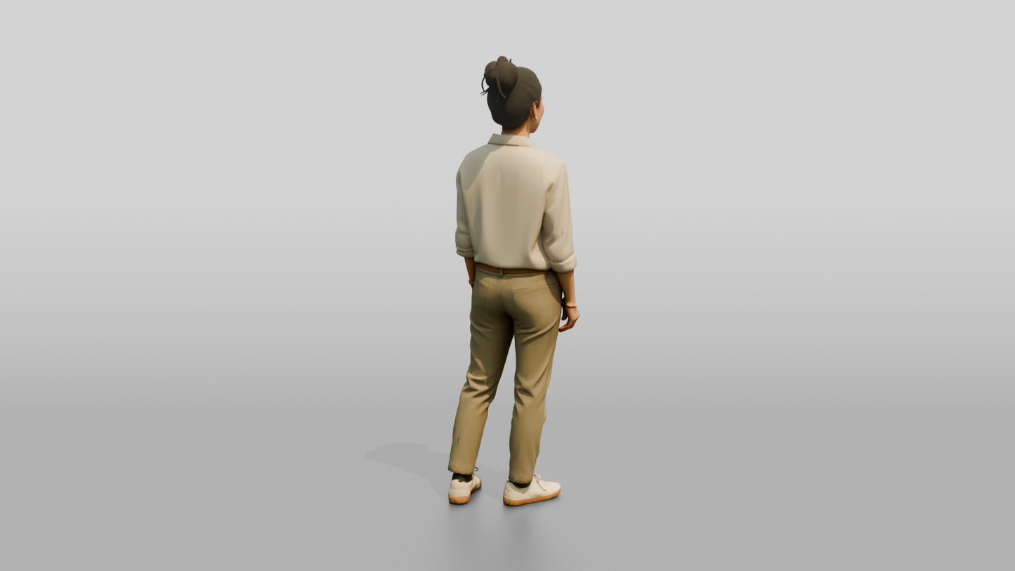 Businesswoman in Smart Casual Attire