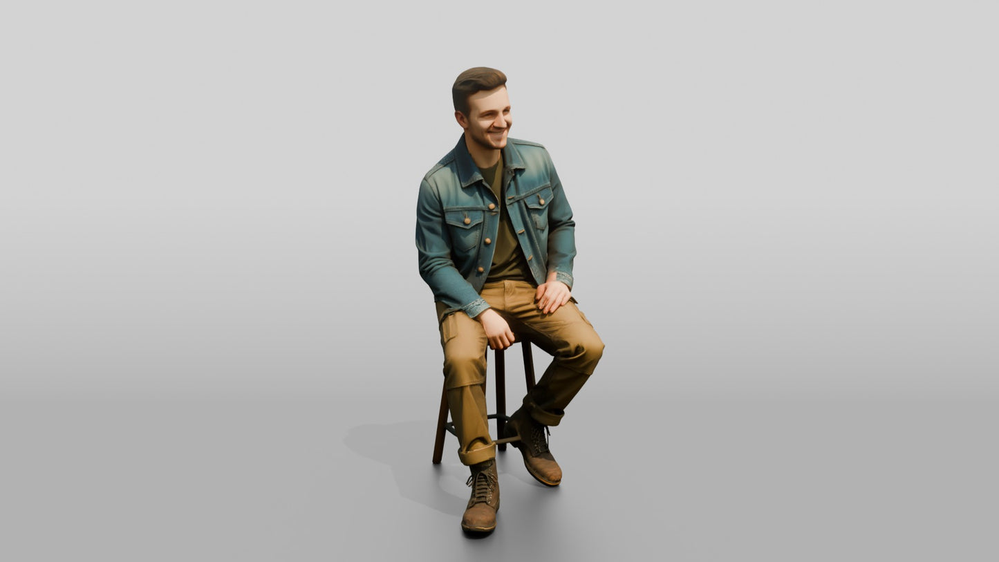 Denim Workwear Man 03