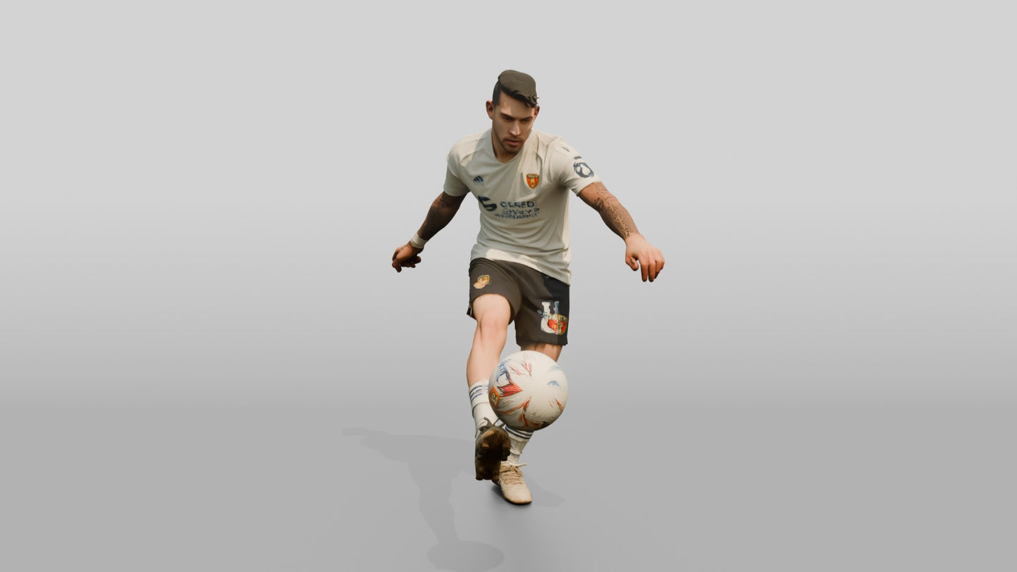 Soccer Player Trivela Pass