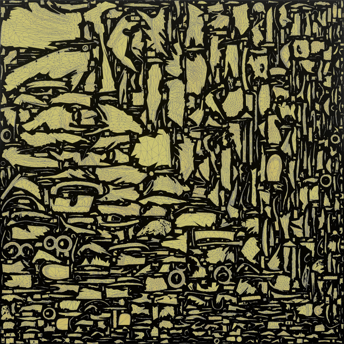 Father Carrying A Folded Stroller Tucked Under One Arm - UV layout, metallic roughness map